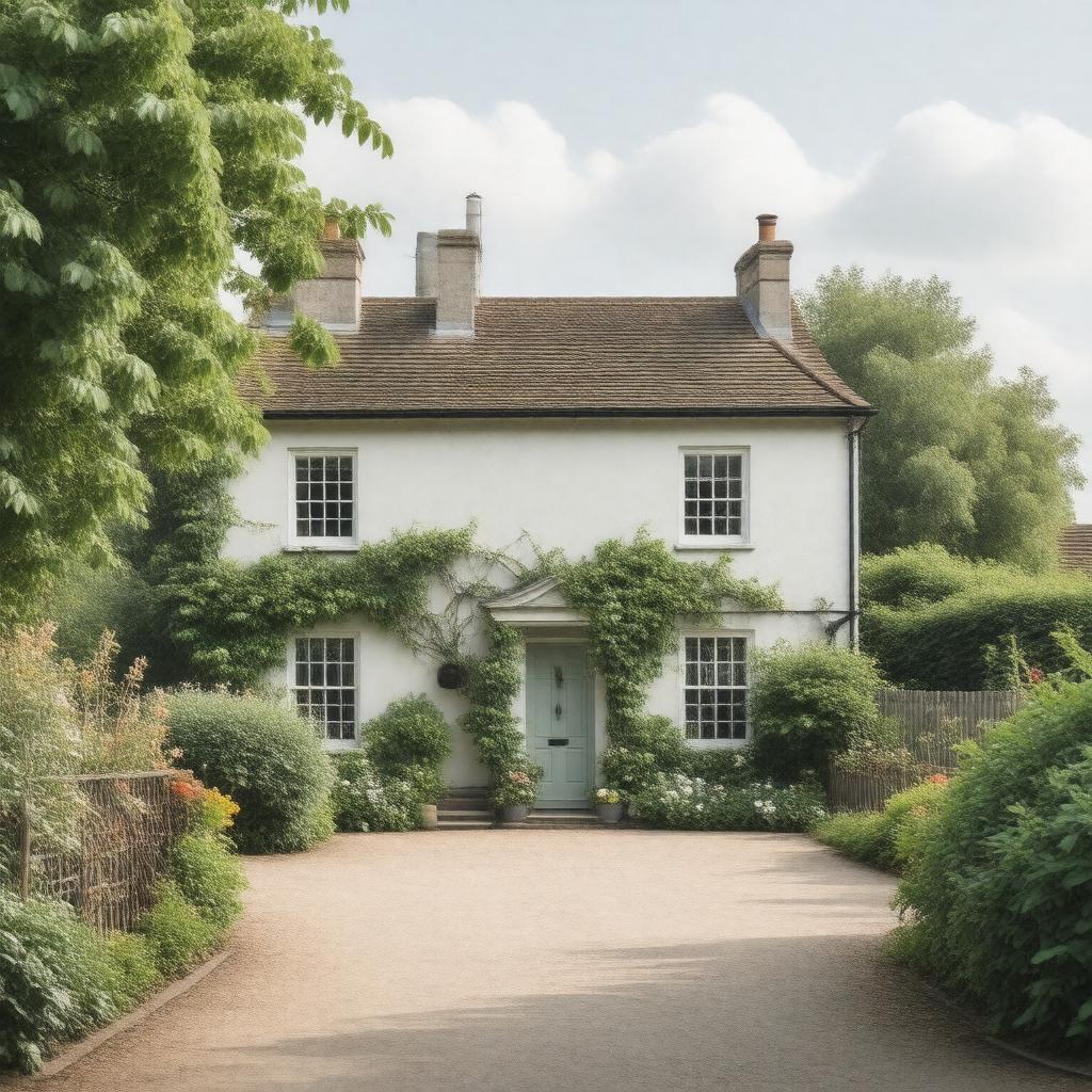 AI-created image of Lamb House, Rye, East Sussex