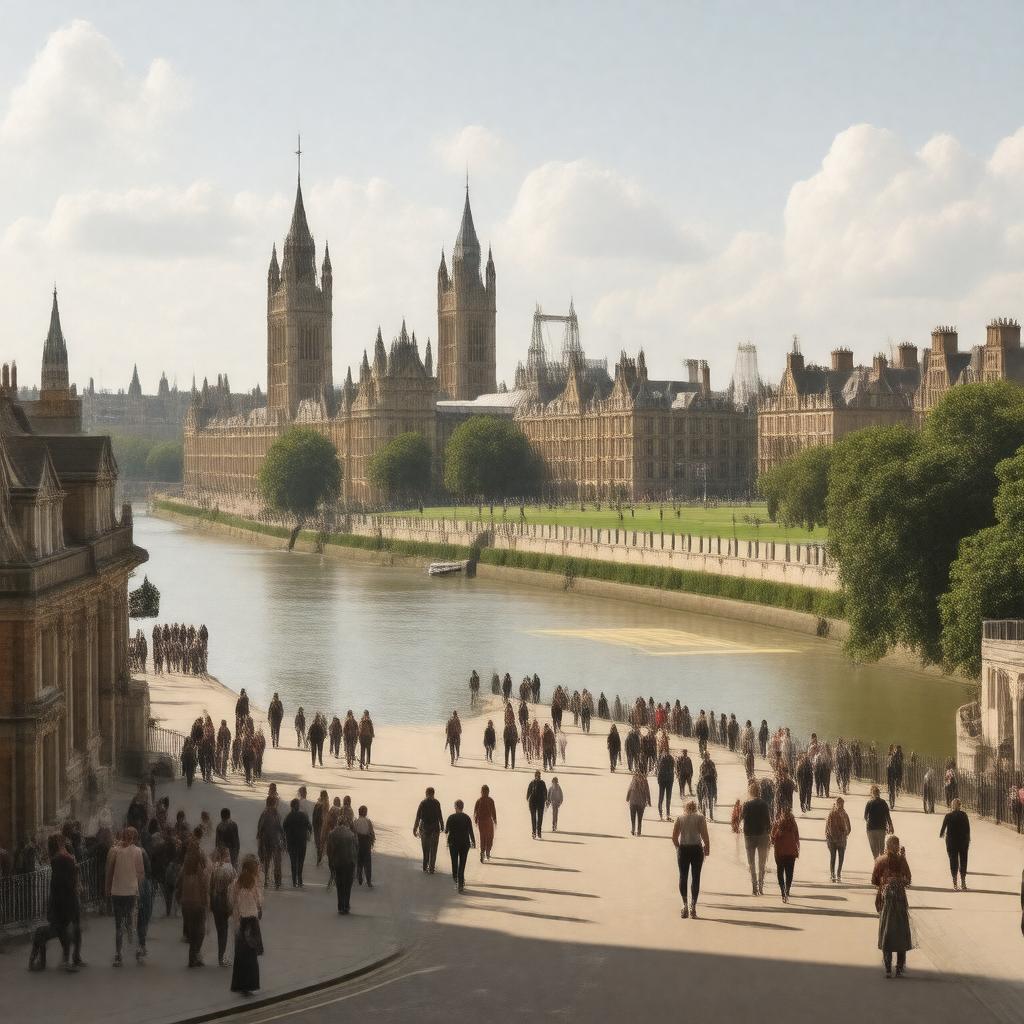 AI-created image of Lambeth, London, England