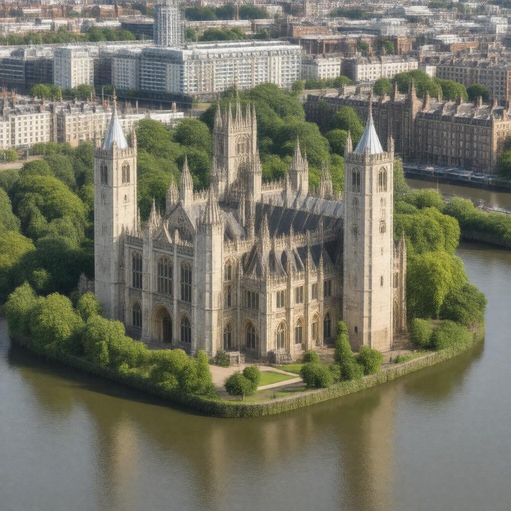 AI-created image of Lambeth Palace
