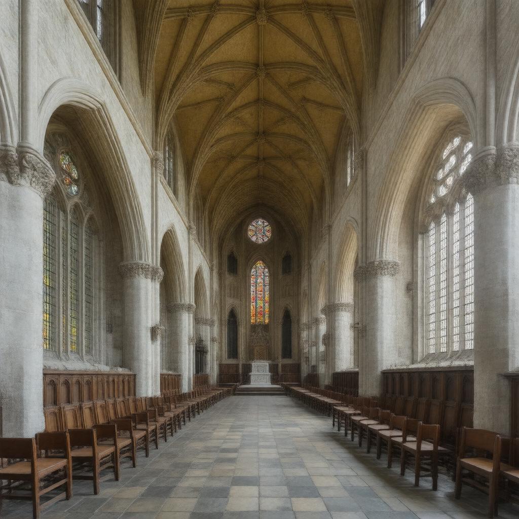 Click to view larger image AI-created image of Lambeth Palace Chapel