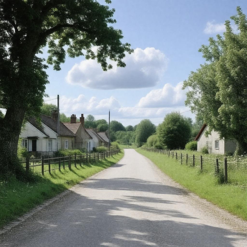 AI-created image of Lambeth village