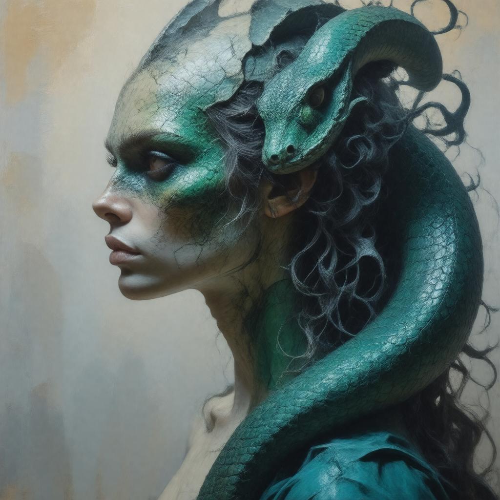 Click to view larger image AI-created image of Lamia