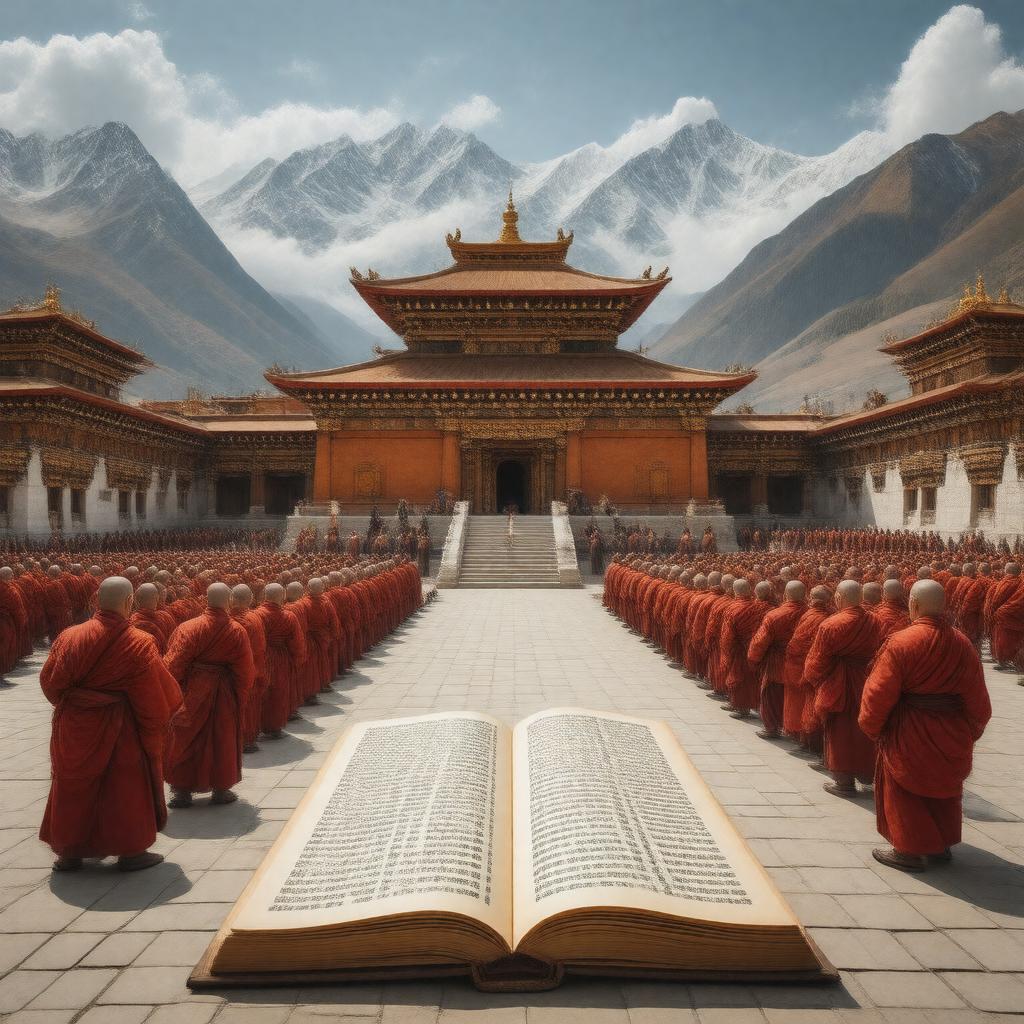 AI-created image of Lamrim Chenmo
