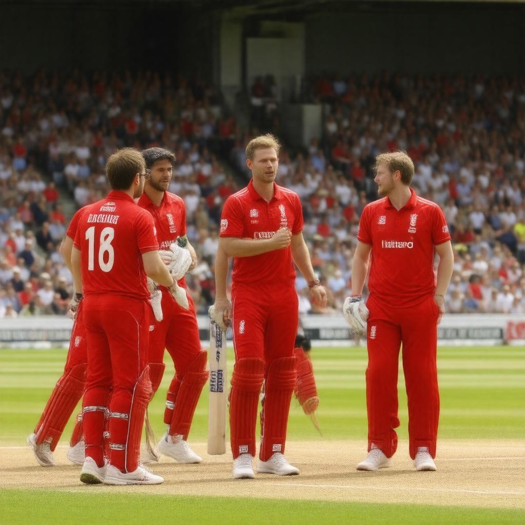 AI-created image of Lancashire County Cricket Club