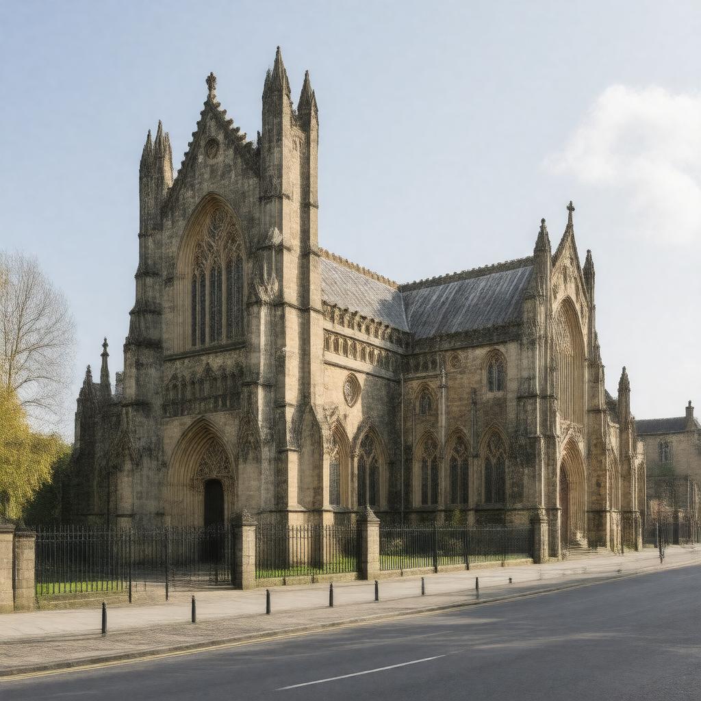 AI-created image of Lancaster Cathedral