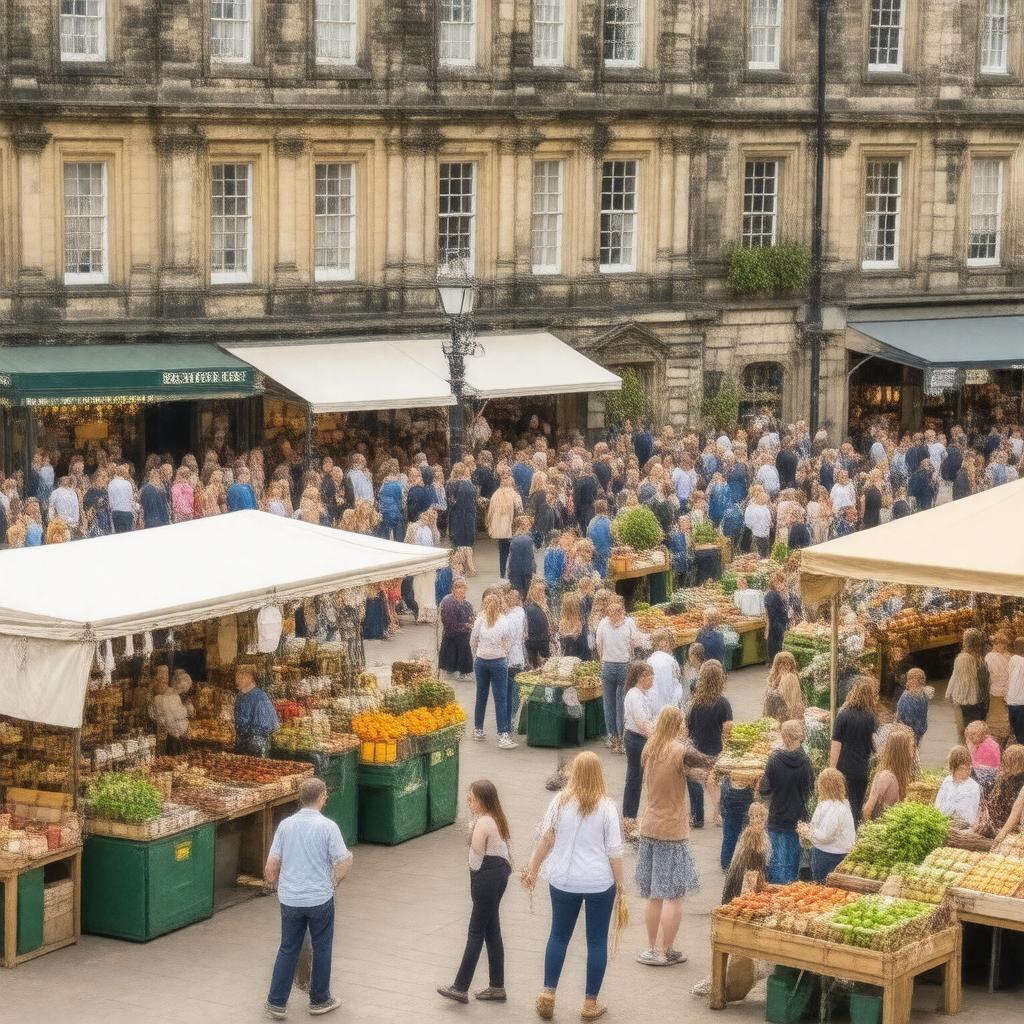 AI-created image of Lancaster Charter Market
