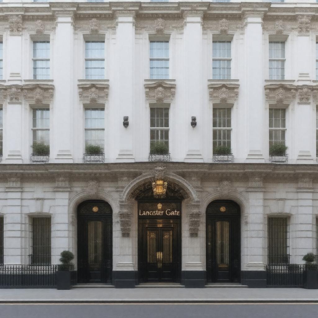 AI-created image of Lancaster Gate Hotel