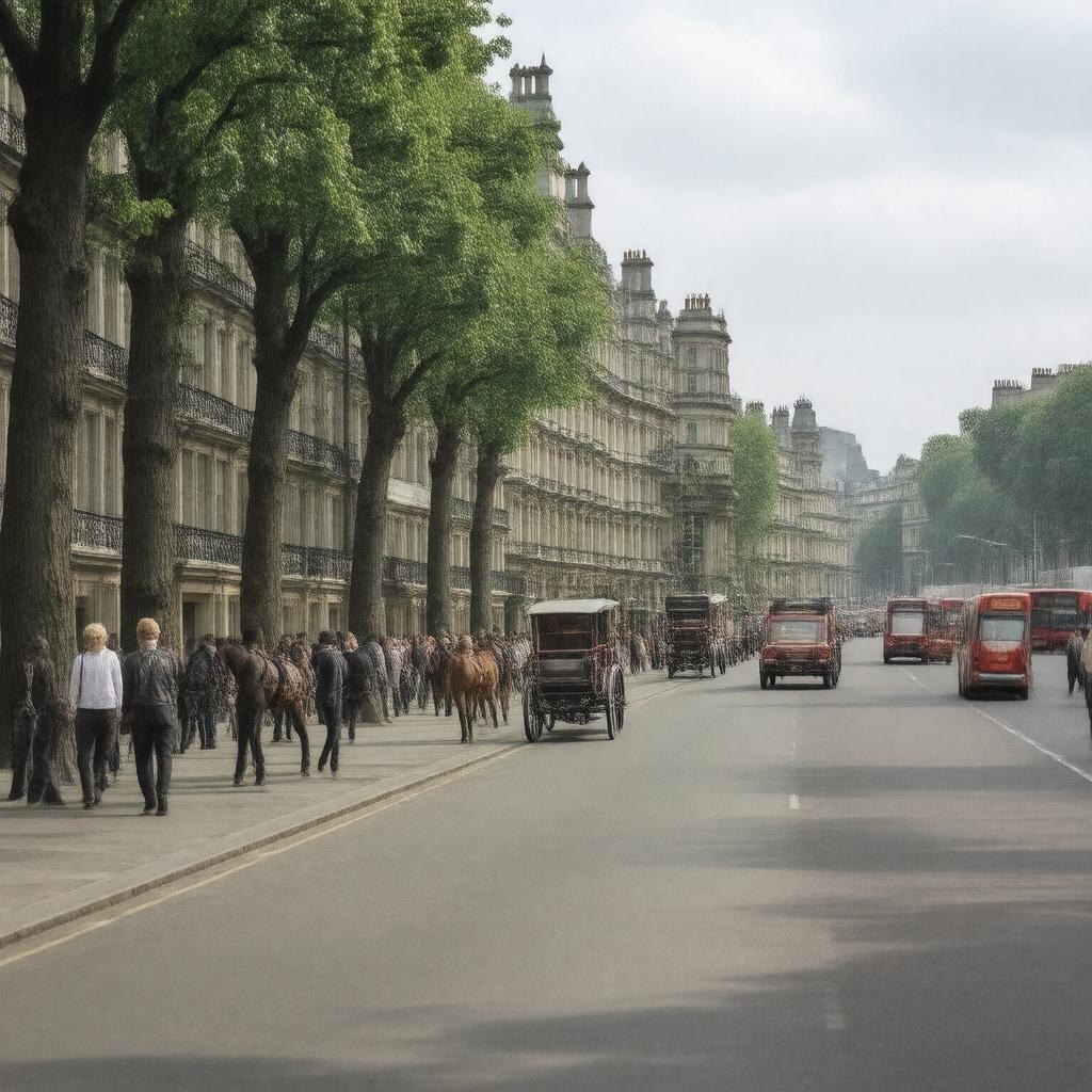 Click to view larger image AI-created image of Lancaster Gate (street)