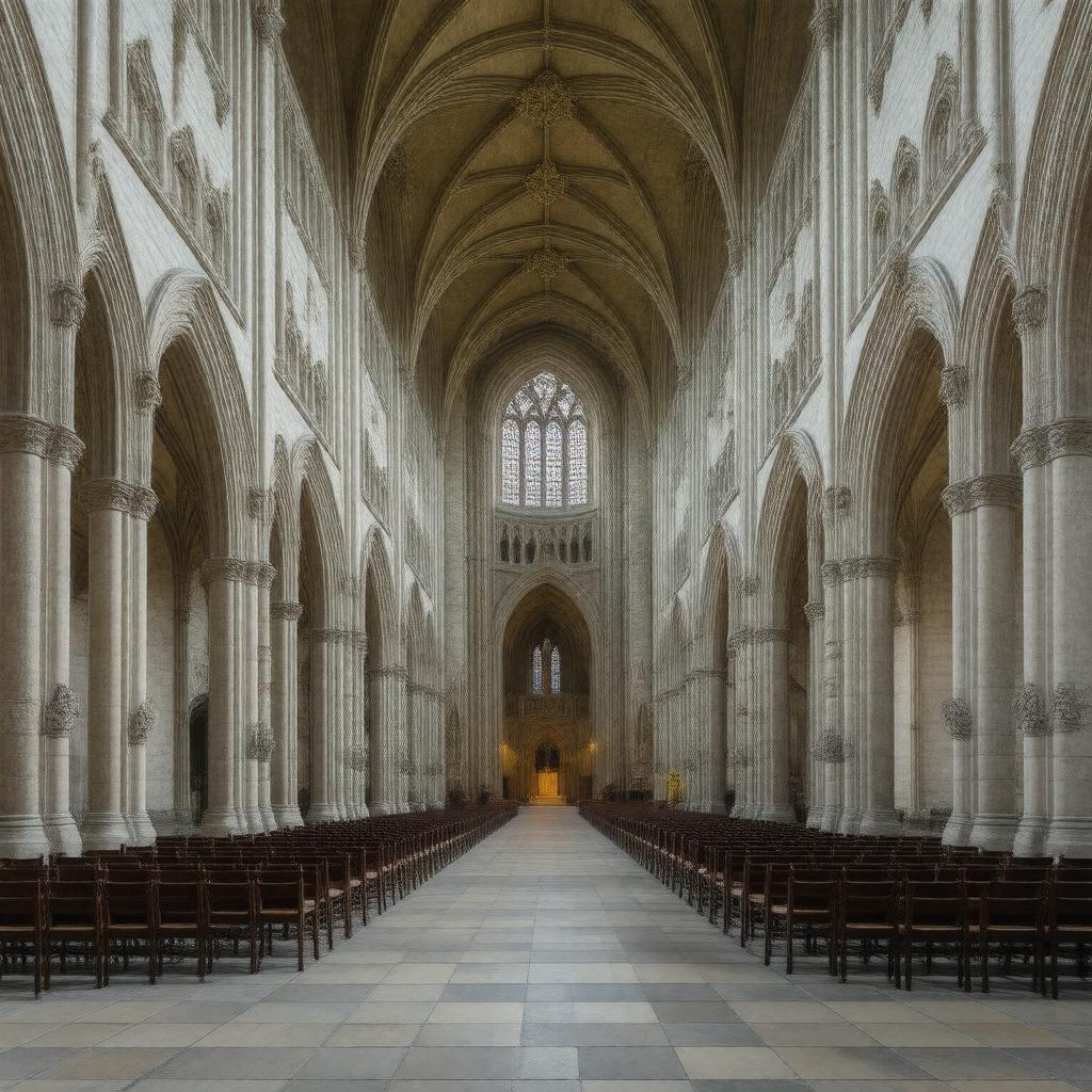 AI-created image of Lancaster Priory