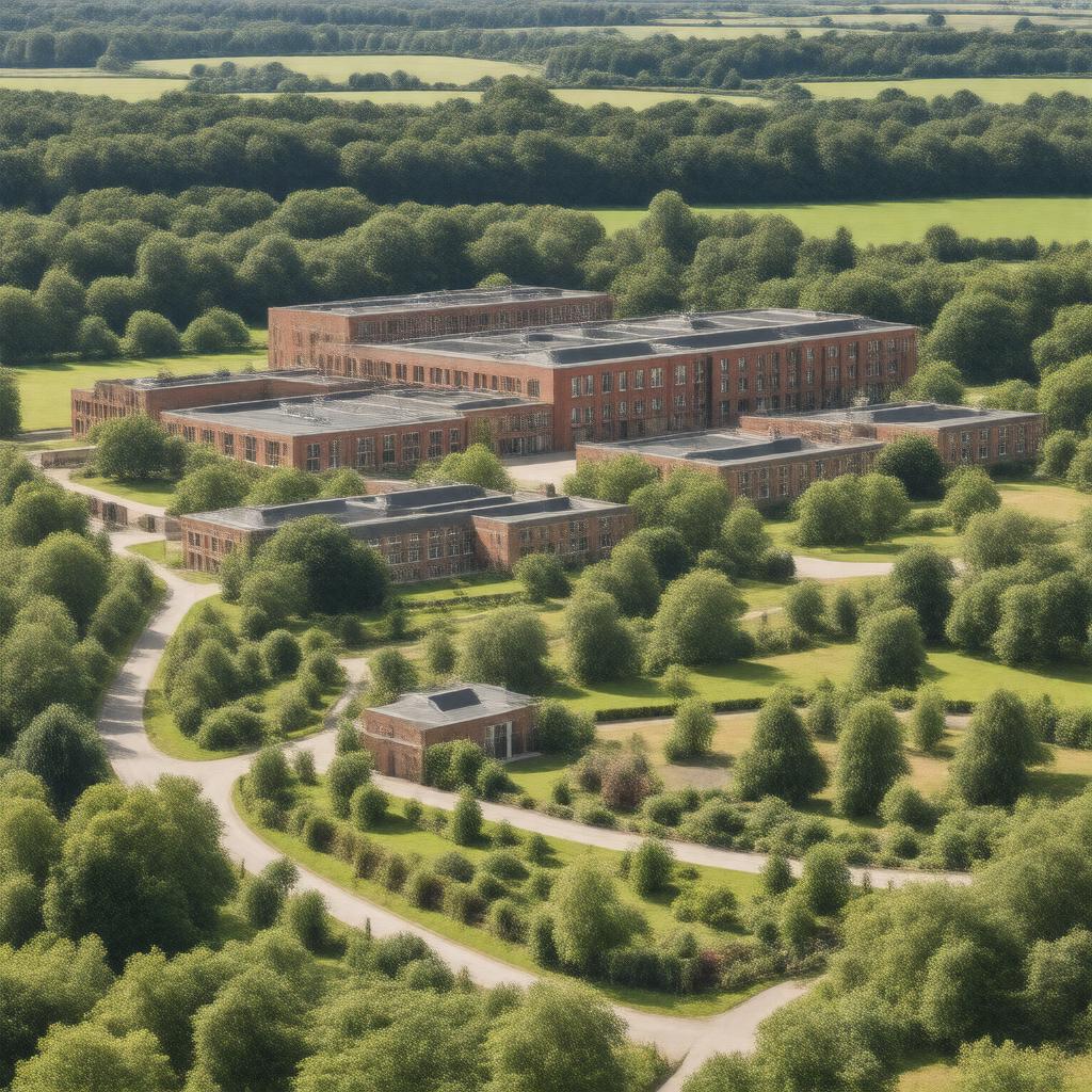 AI-created image of Lancaster University