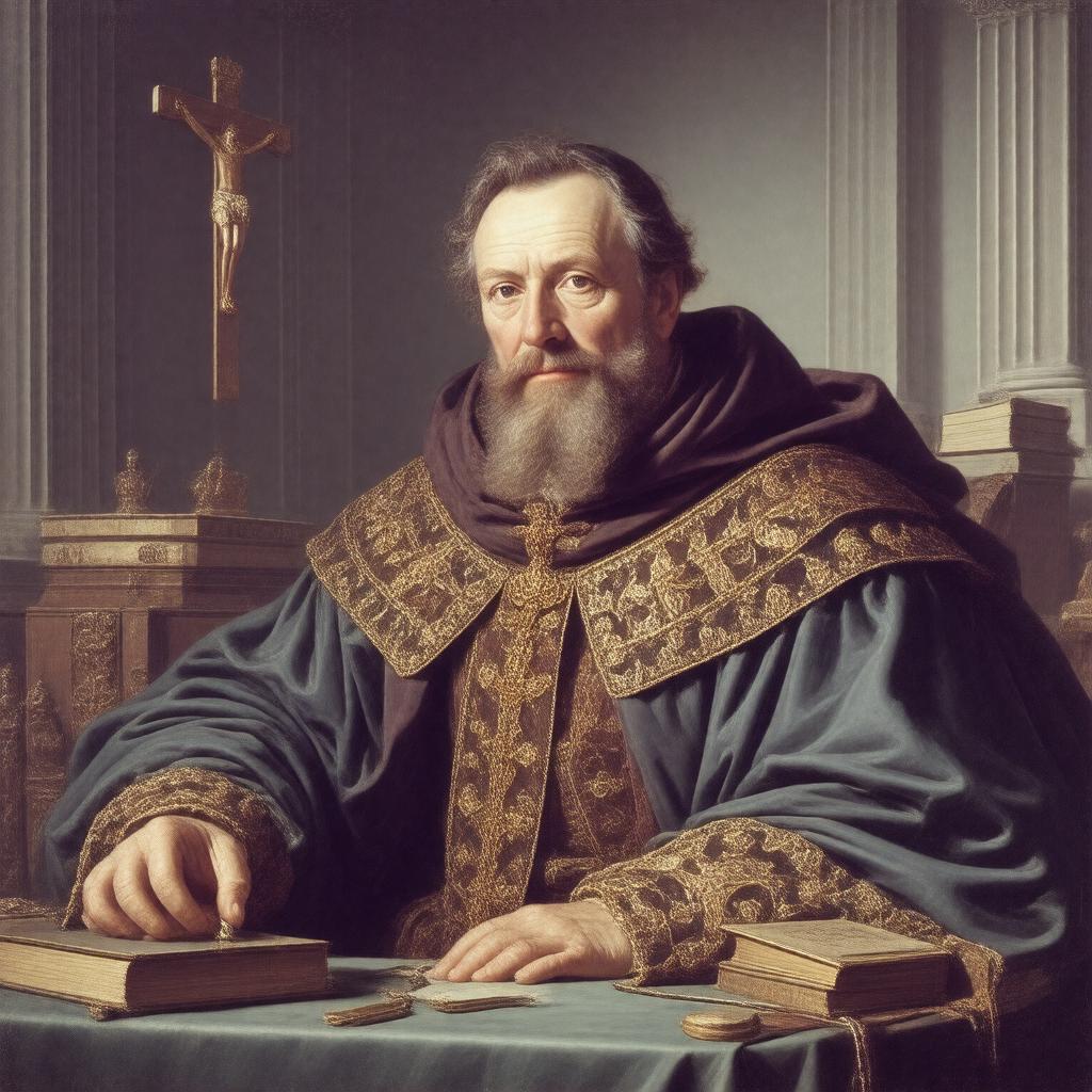 AI-created image of Lancelot Andrewes