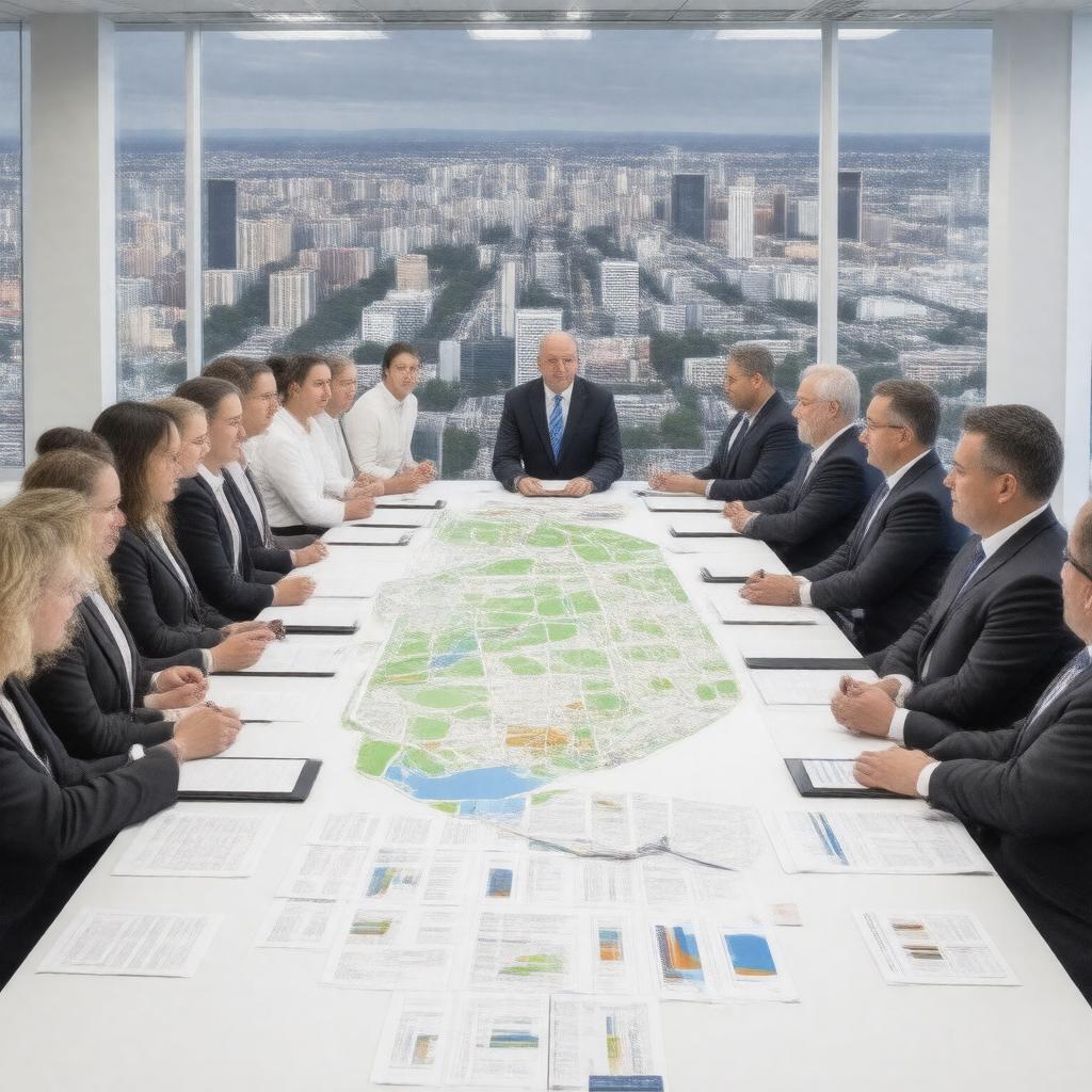 Click to view larger image AI-created image of Land Use Committee
