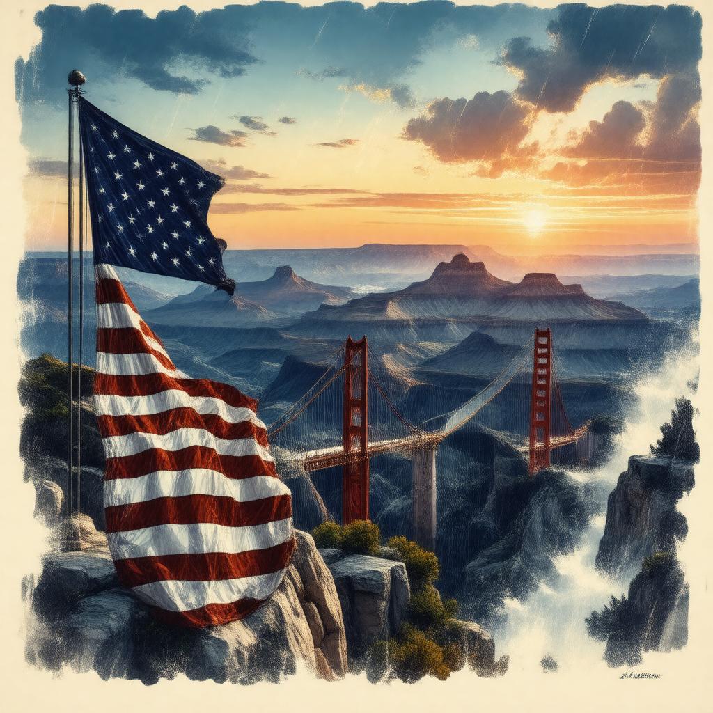 AI-created image of Land of the Free