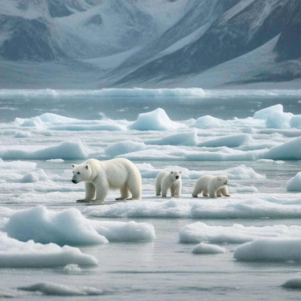 Click to view larger image AI-created image of Land of the Polar Bear