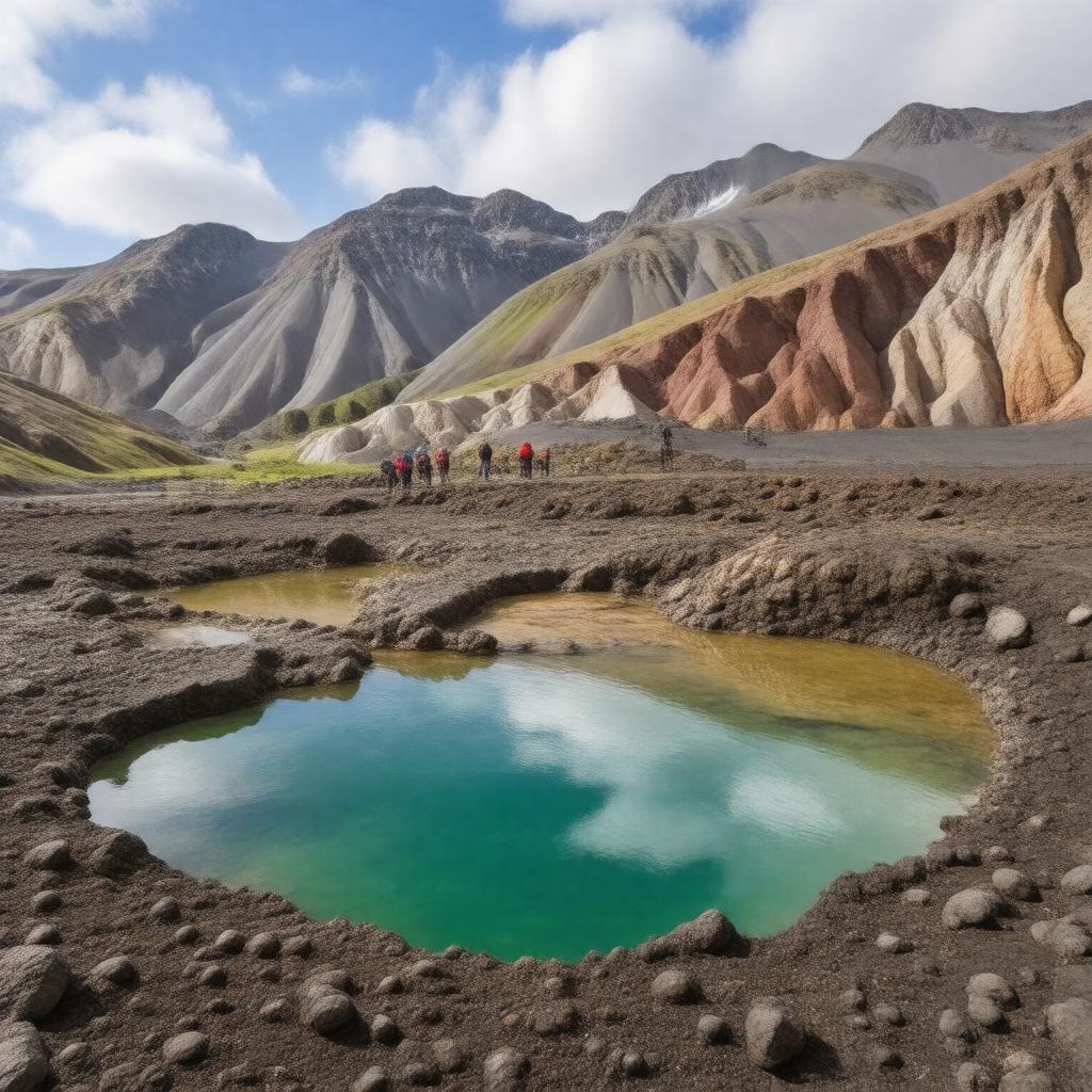 AI-created image of Landmannalaugar