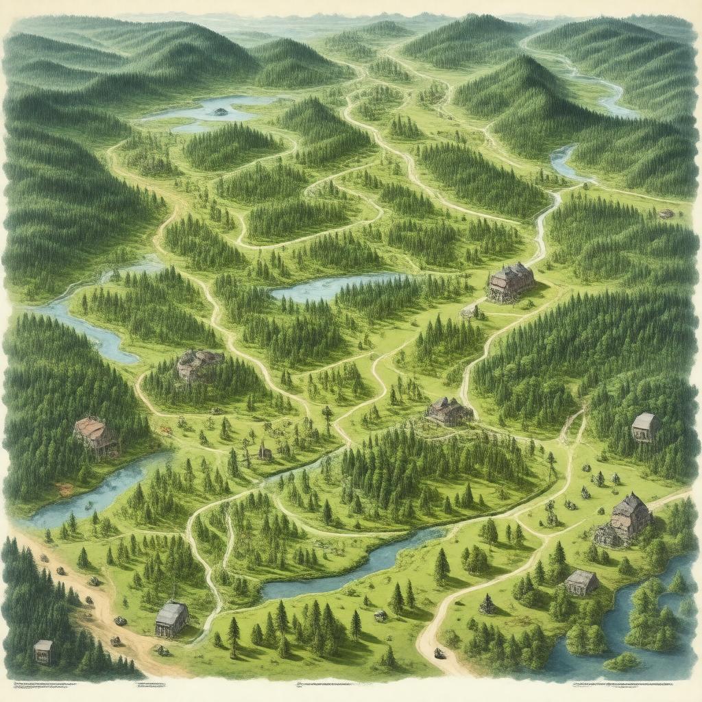 AI-created image of Landscape Ecology Lab