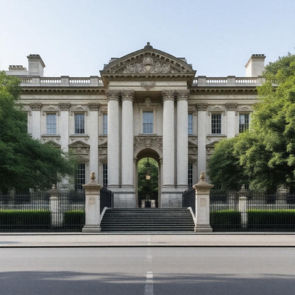 AI-created image of Lanesborough Hotel