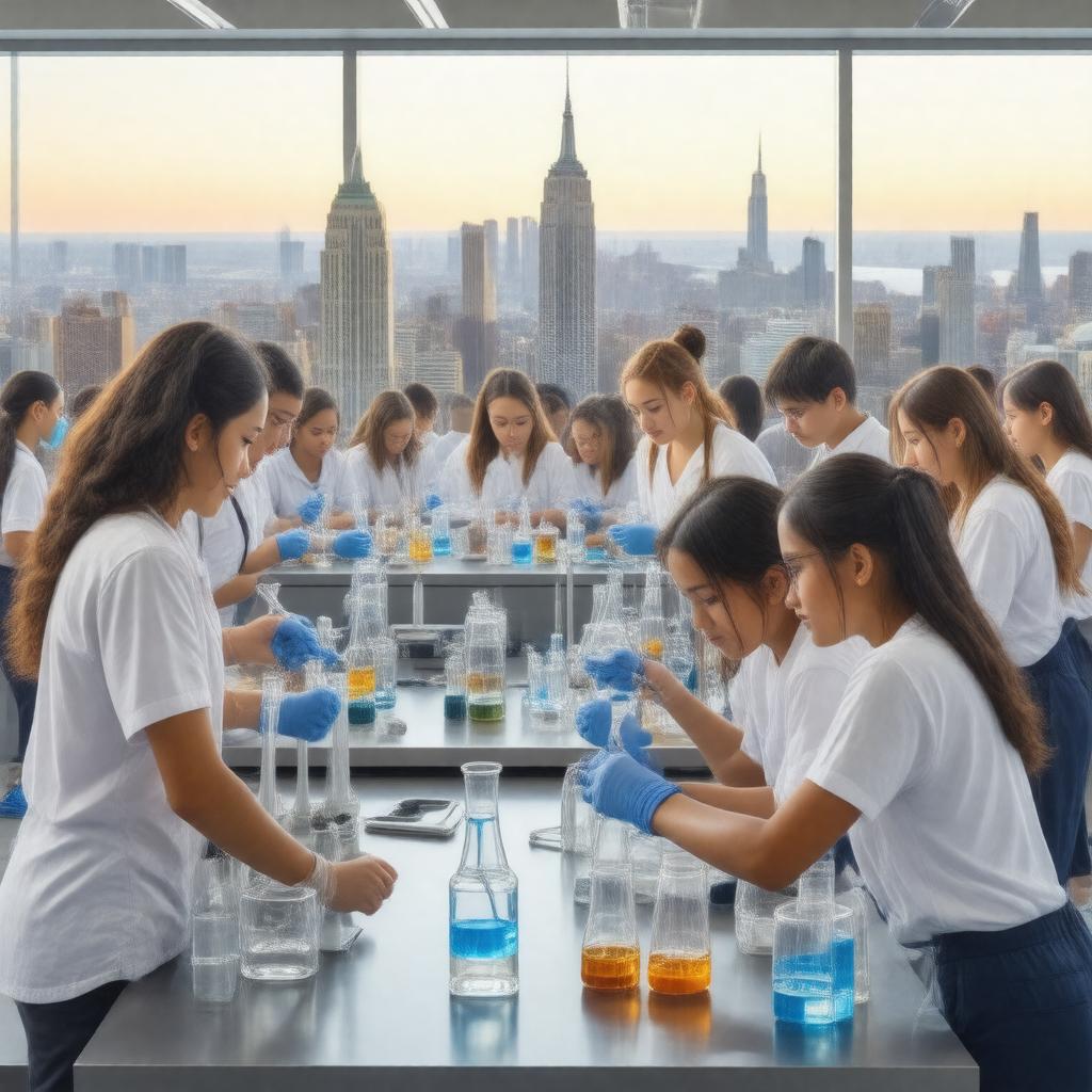 Click to view larger image AI-created image of Lang Science Program