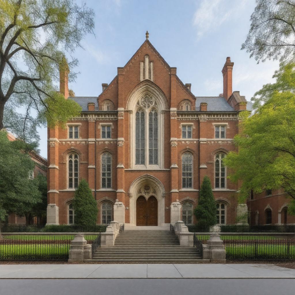 Click to view larger image AI-created image of Langdell Hall