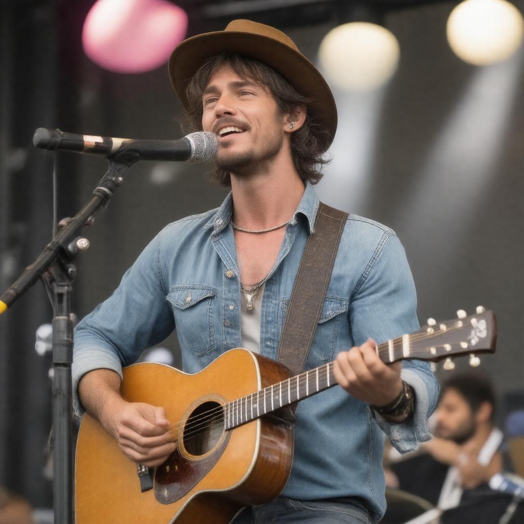 AI-created image of Langhorne Slim
