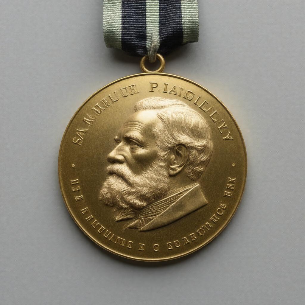 Click to view larger image AI-created image of Langley Gold Medal