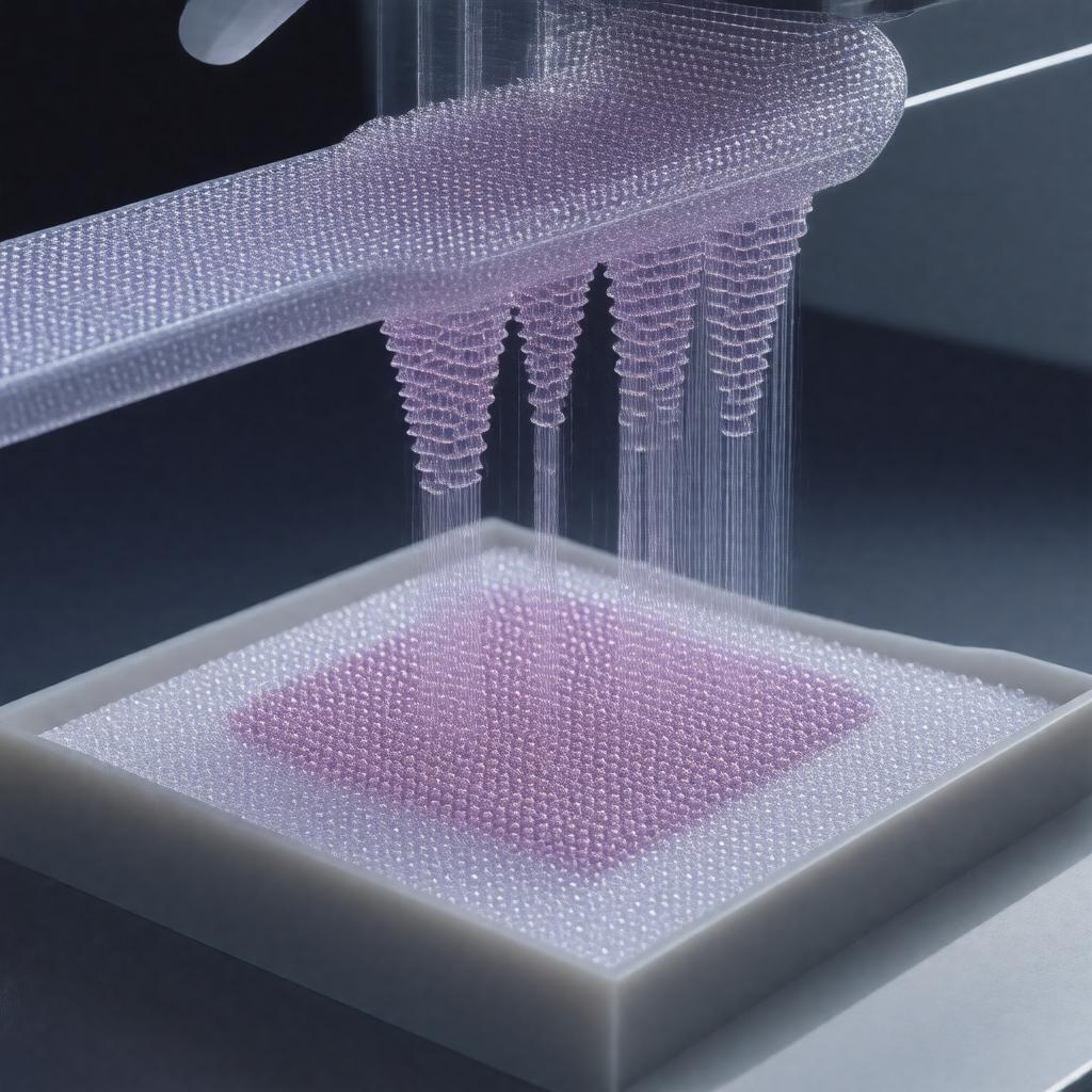 Click to view larger image AI-created image of Langmuir–Blodgett film deposition