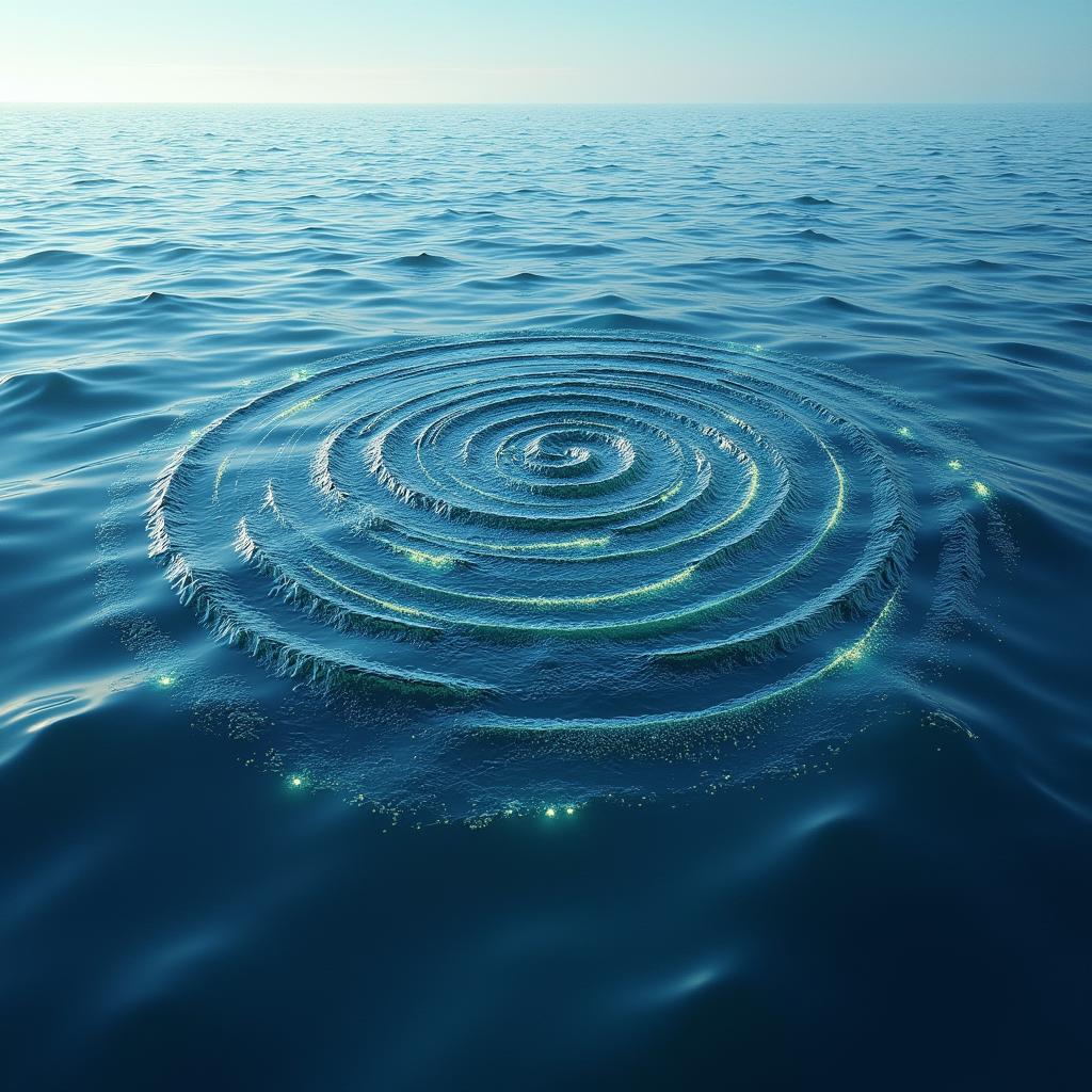 AI-created image of Langmuir circulation