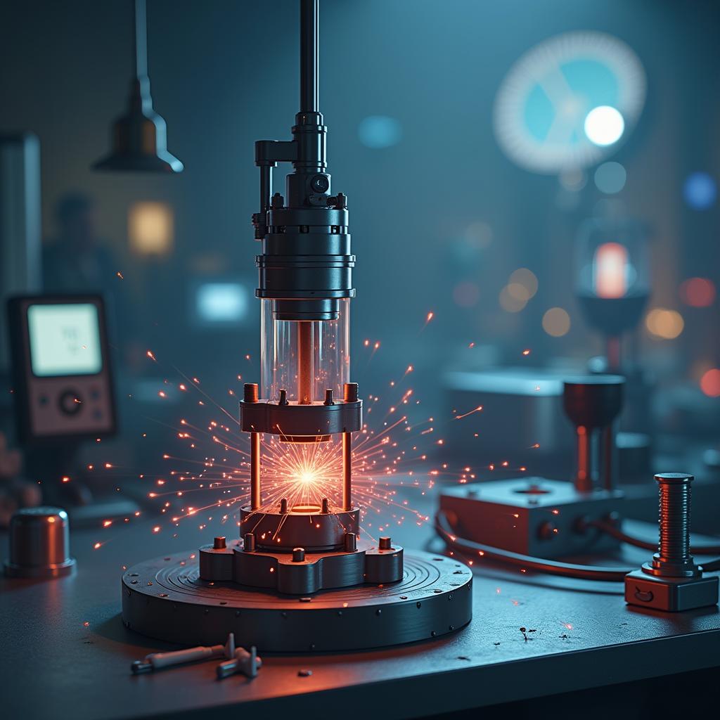 AI-created image of Langmuir probe