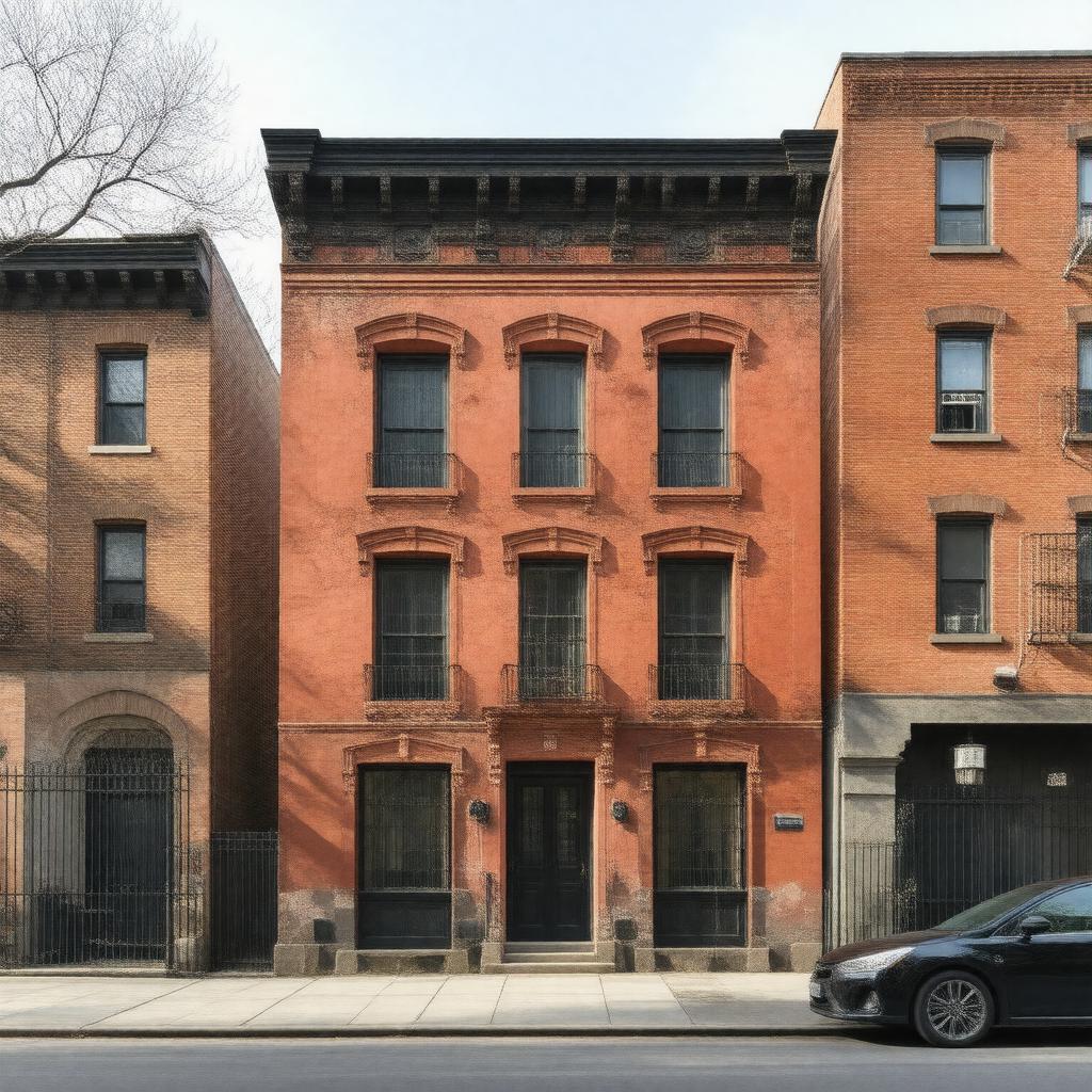 AI-created image of Langston Hughes House