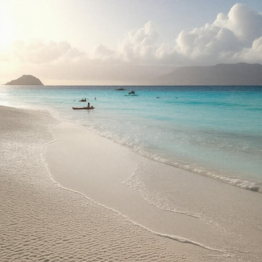 AI-created image of Lanikai Beach