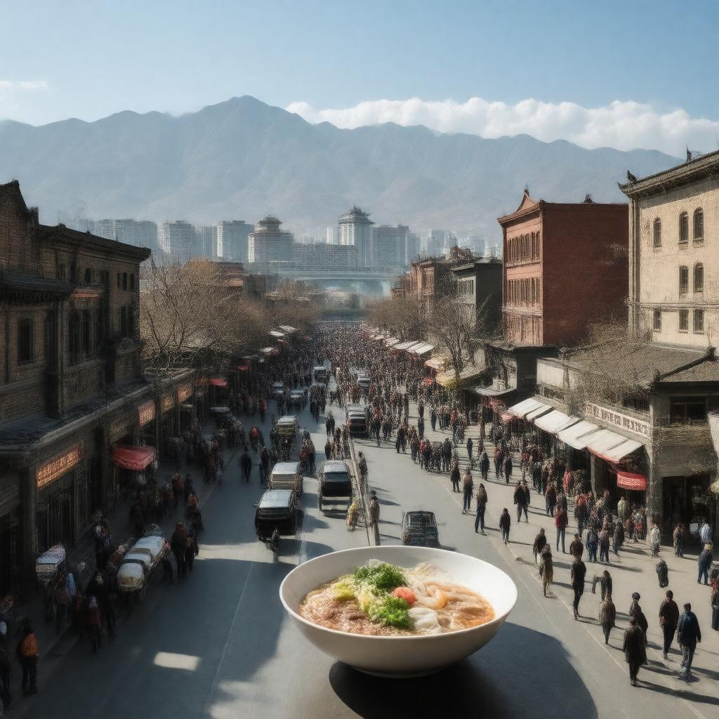AI-created image of Lanzhou