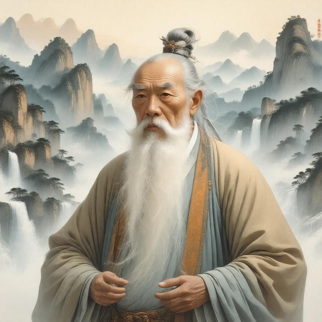 AI-created image of Laozi