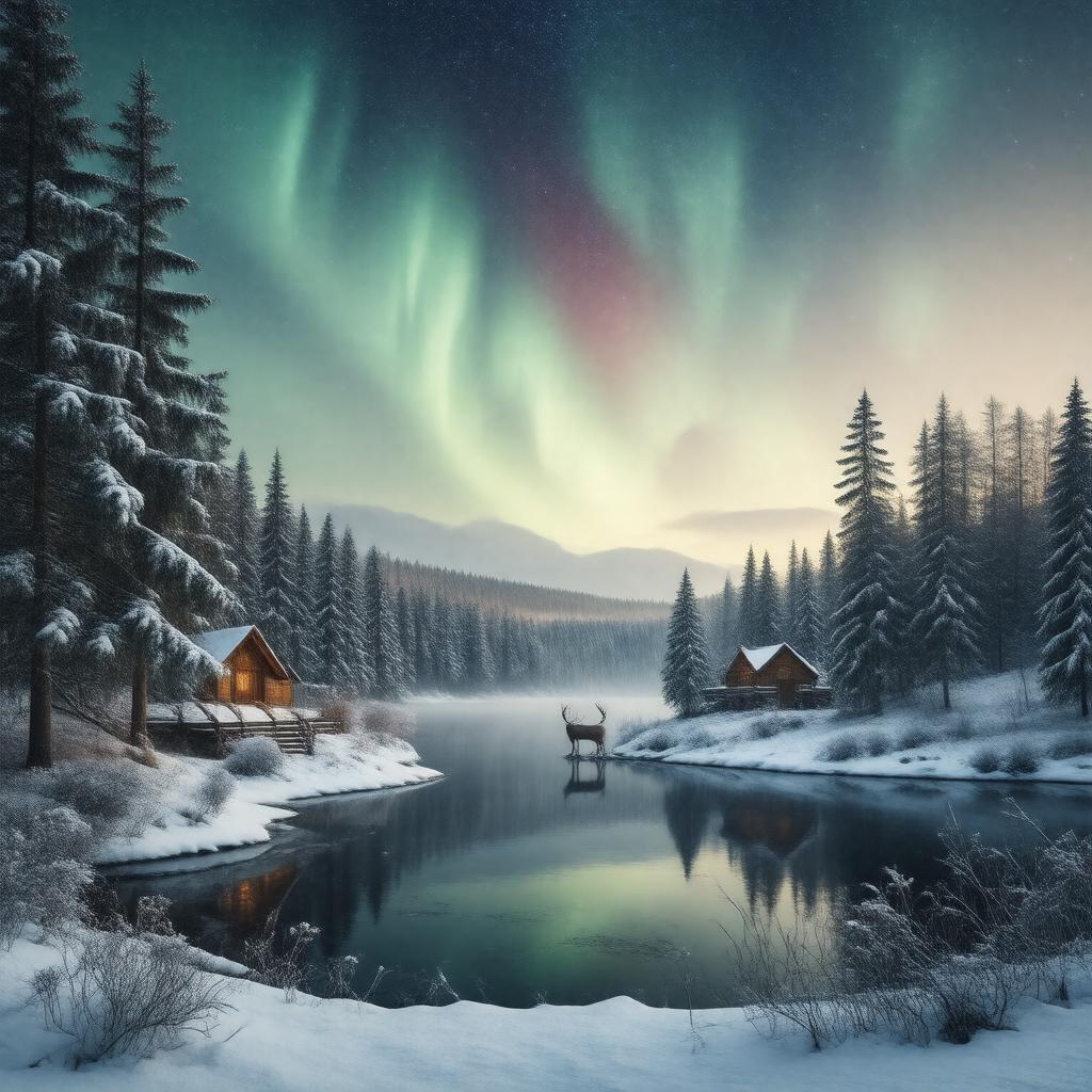 AI-created image of Lapland