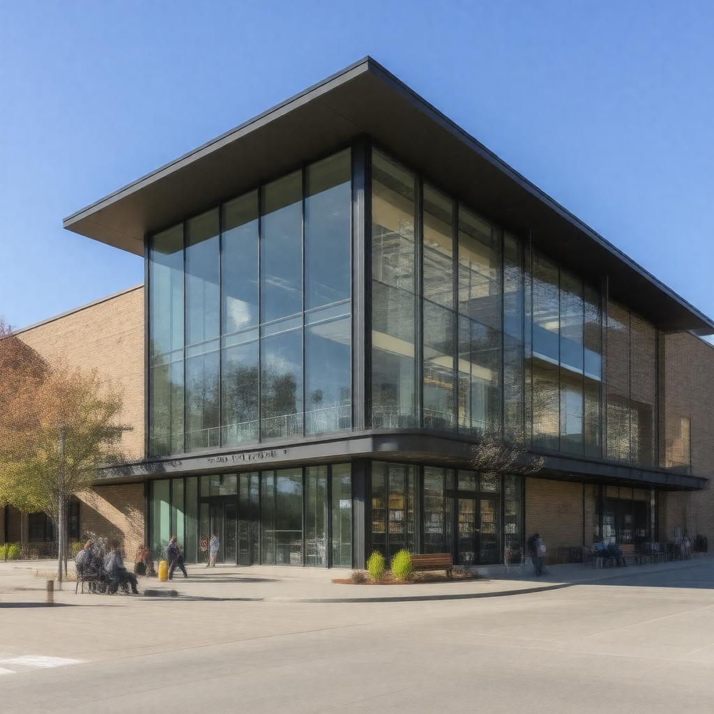 Click to view larger image AI-created image of Laramie County Library