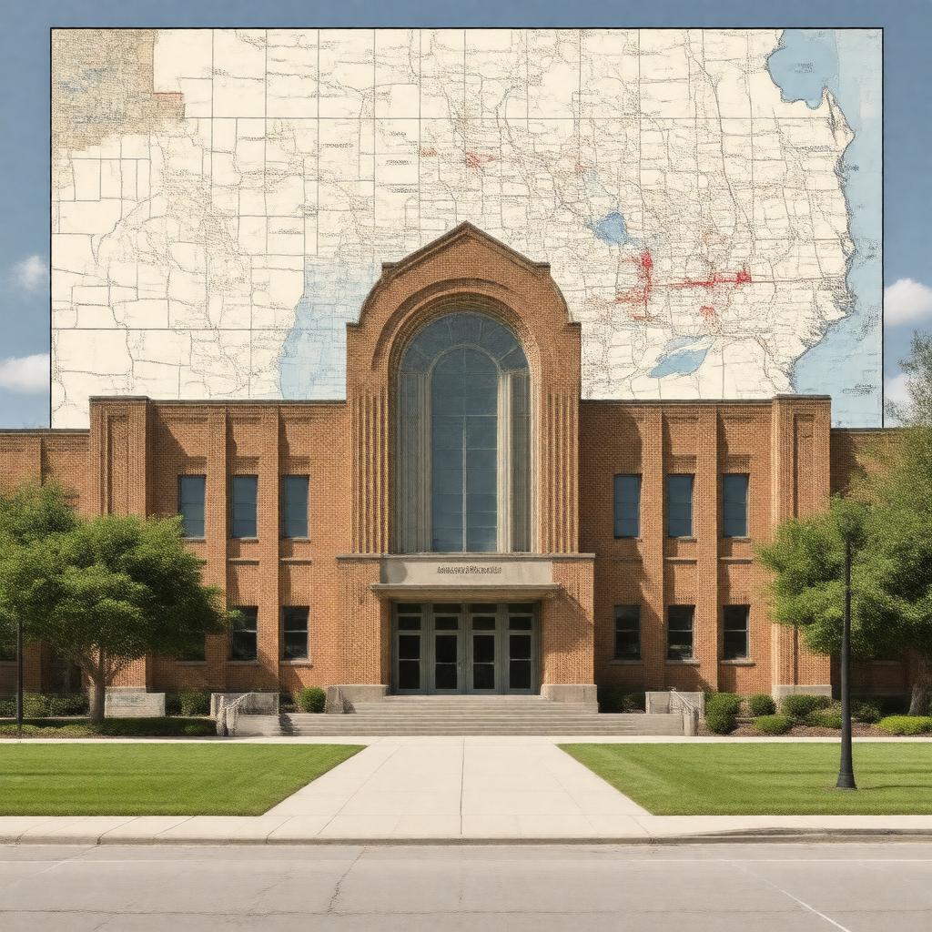 AI-created image of Laramie County School District #1