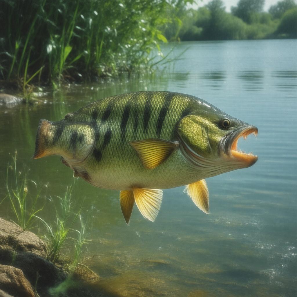 AI-created image of Largemouth bass