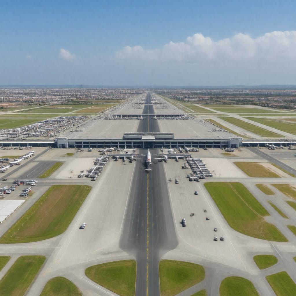 AI-created image of Larnaca International Airport