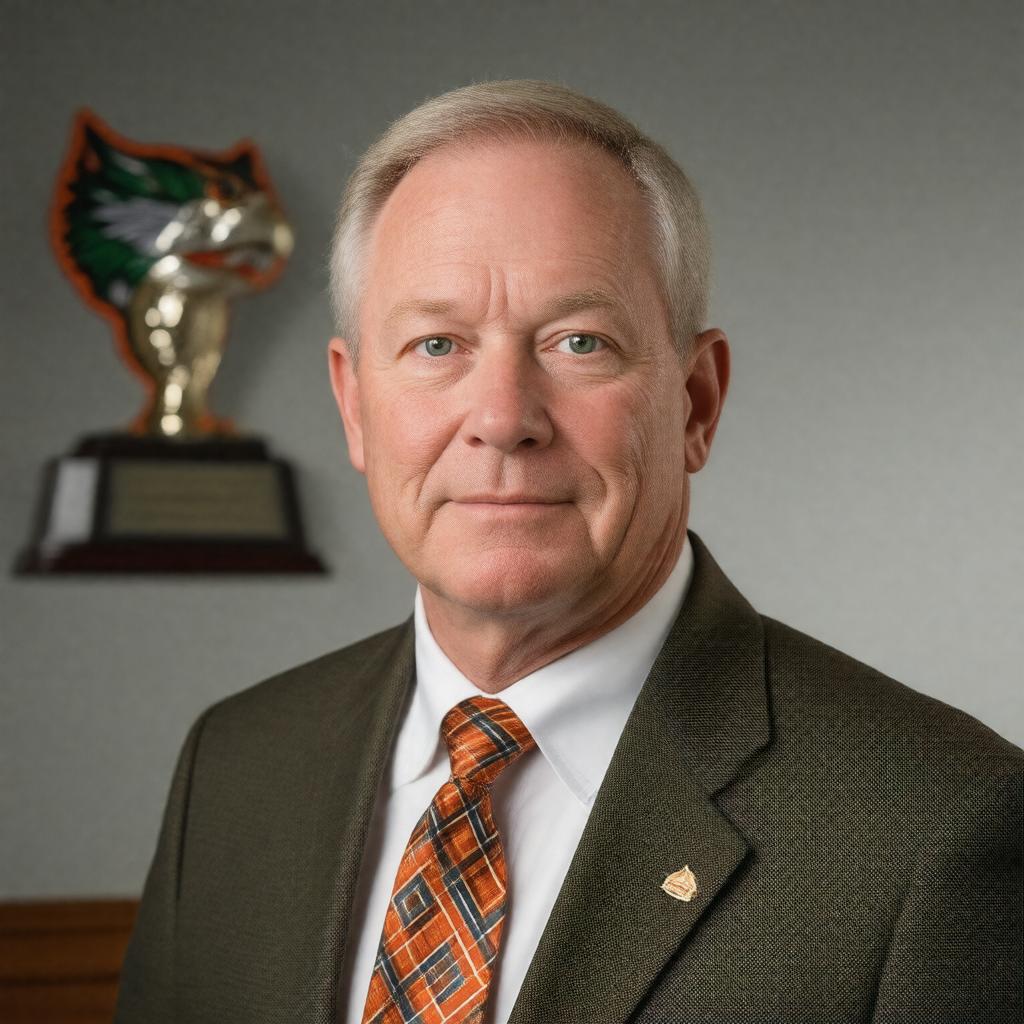 AI-created image of Larry Coker