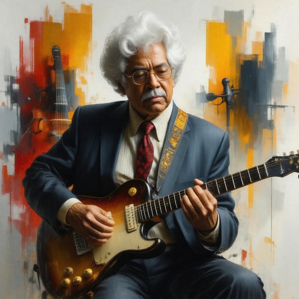 AI-created image of Larry Coryell