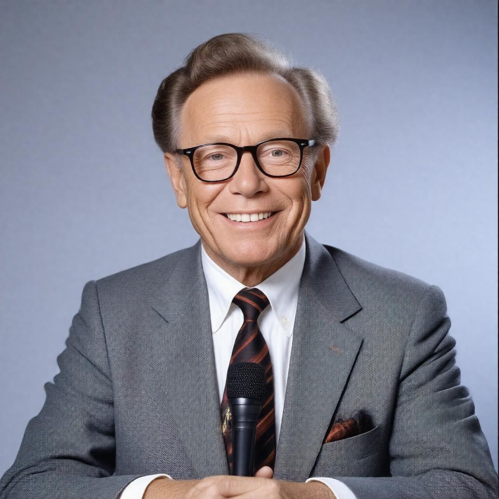 AI-created image of Larry King