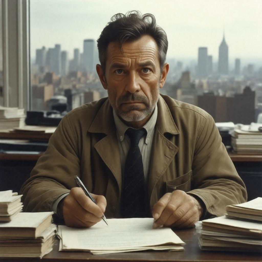 AI-created image of Larry Kramer