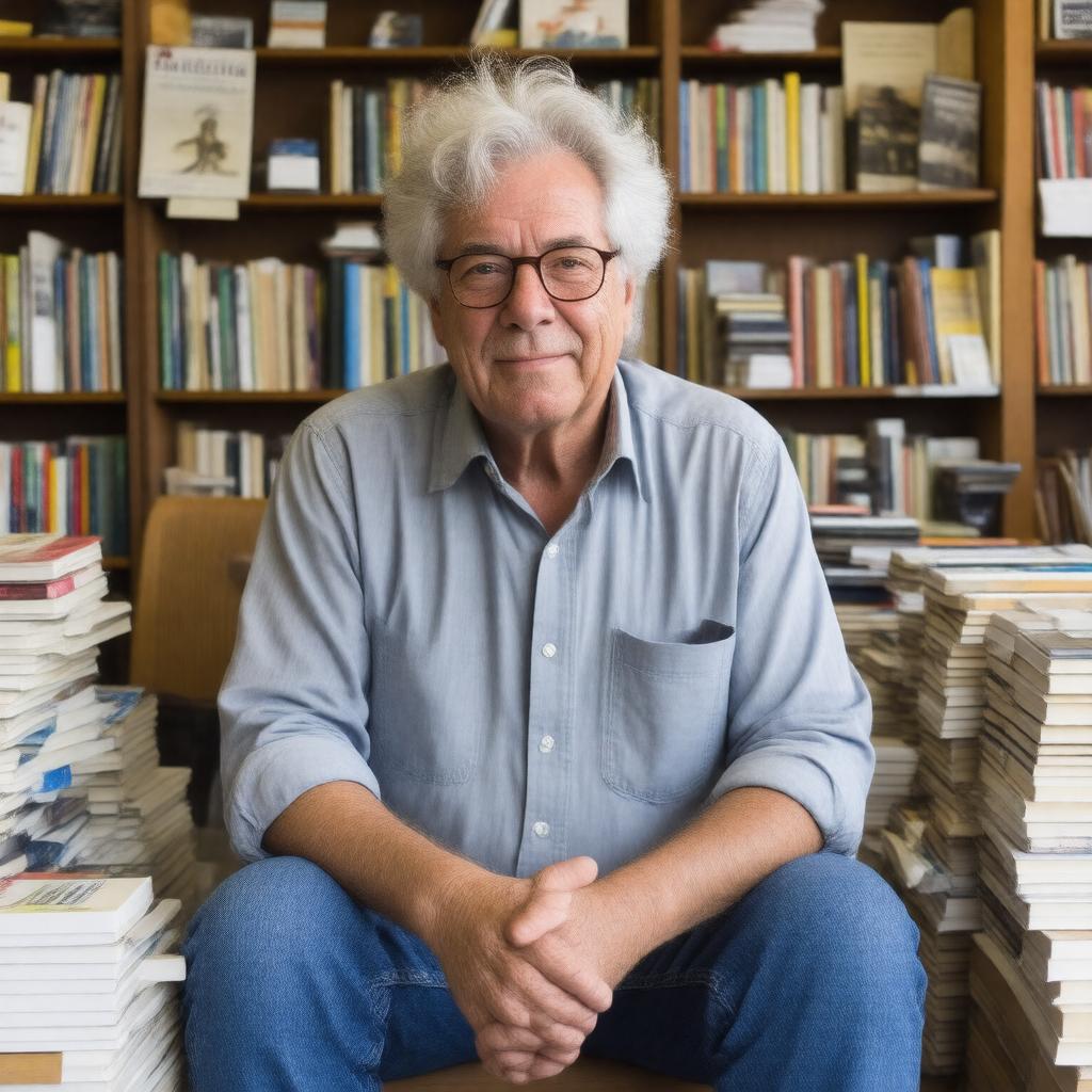 AI-created image of Larry McMurtry