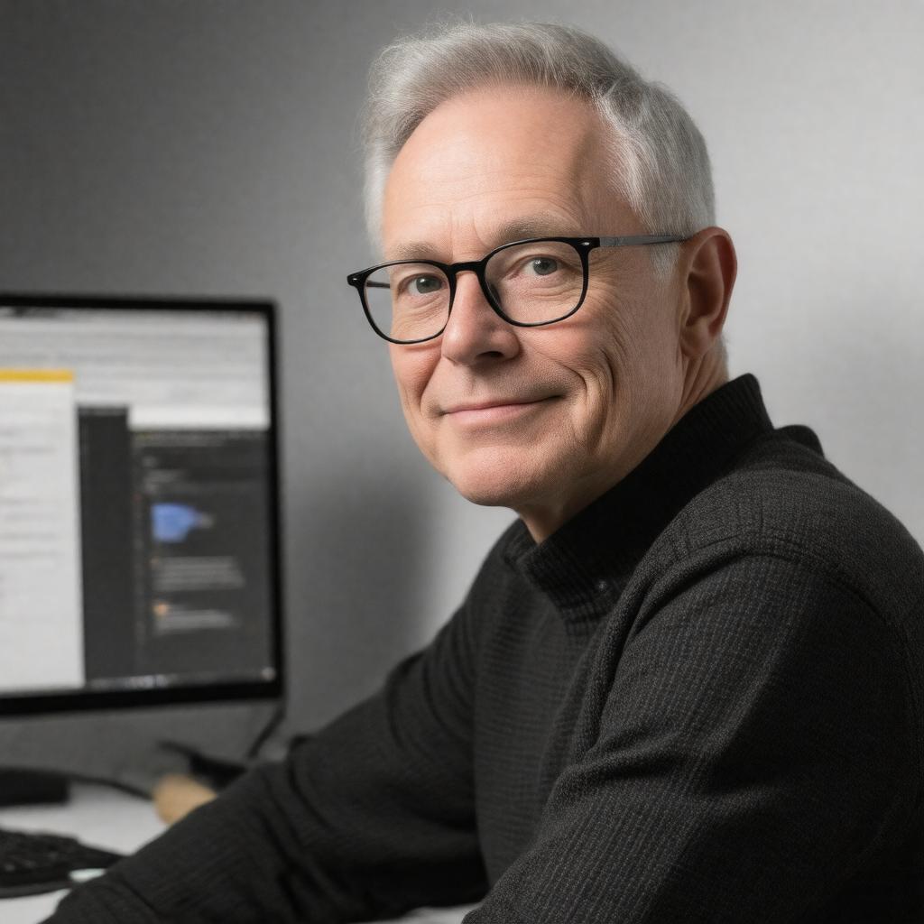 AI-created image of Larry Tesler