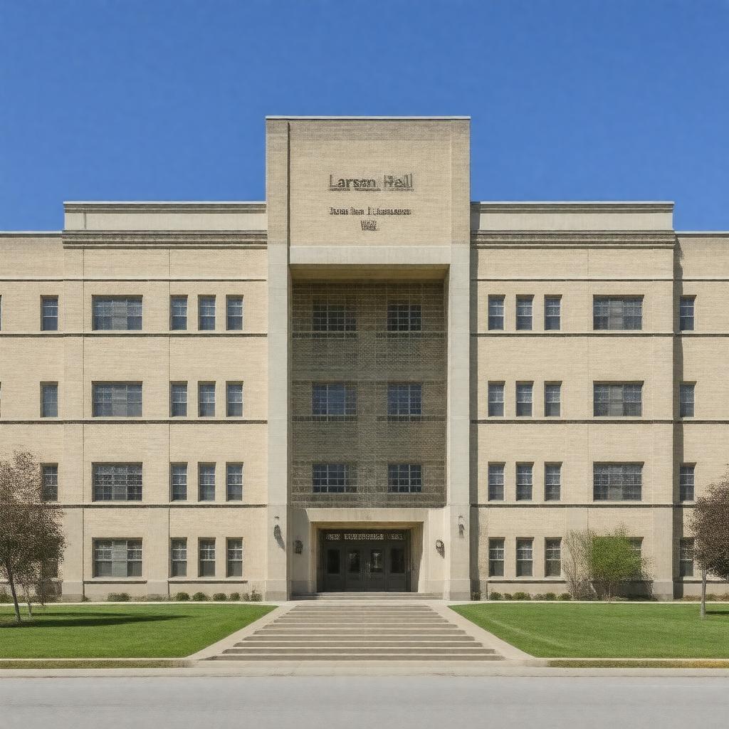 AI-created image of Larson Hall