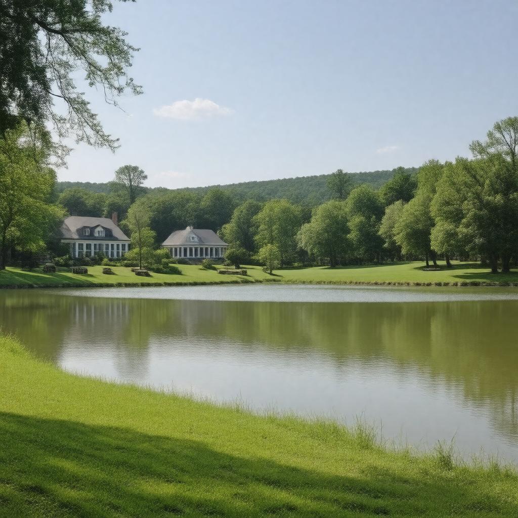 AI-created image of Larz Anderson Park