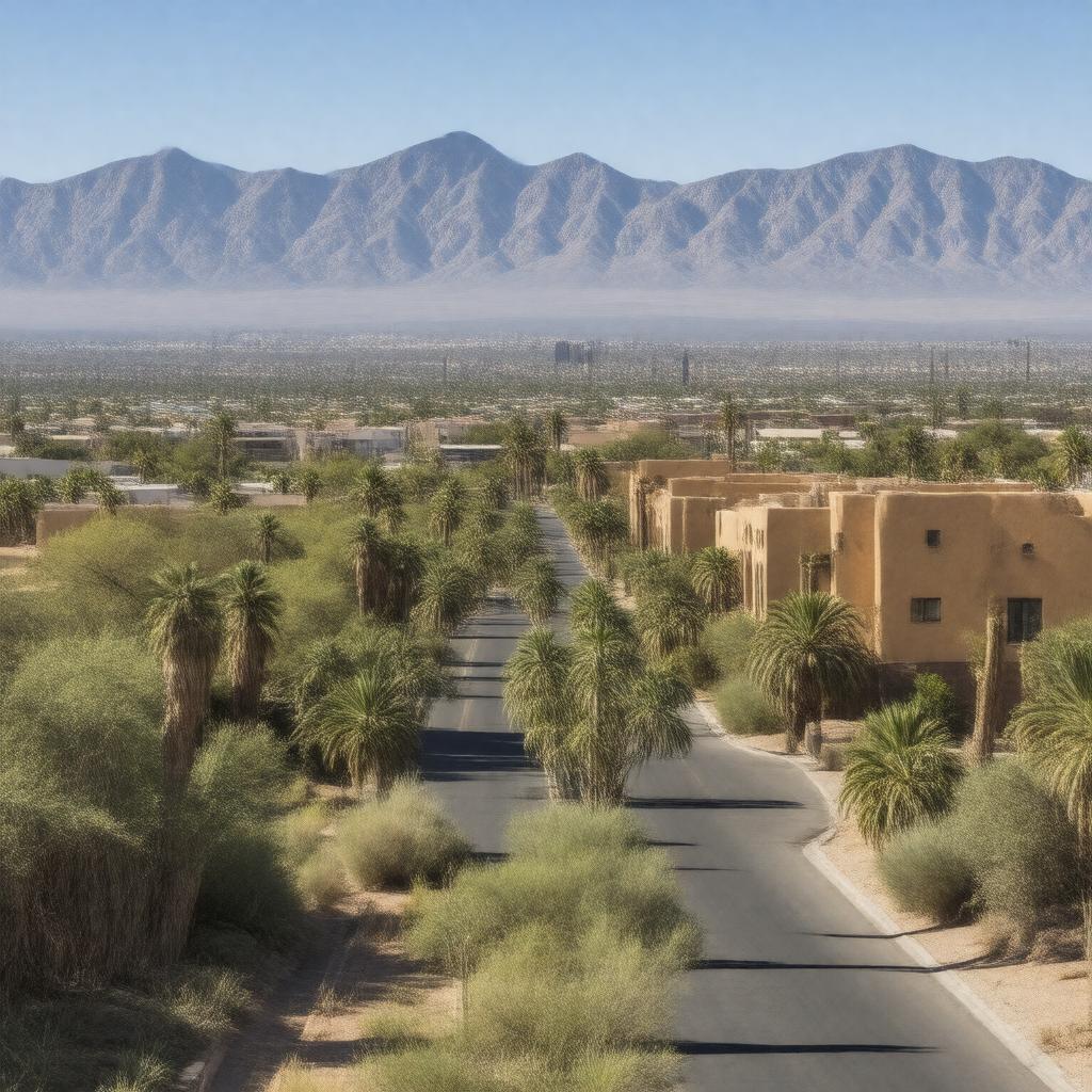 AI-created image of Las Cruces