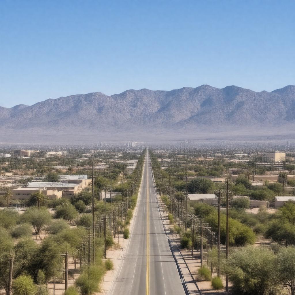 AI-created image of Las Cruces, New Mexico