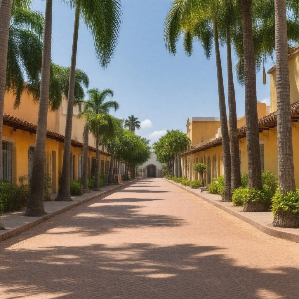 AI-created image of Las Palmas Historic District