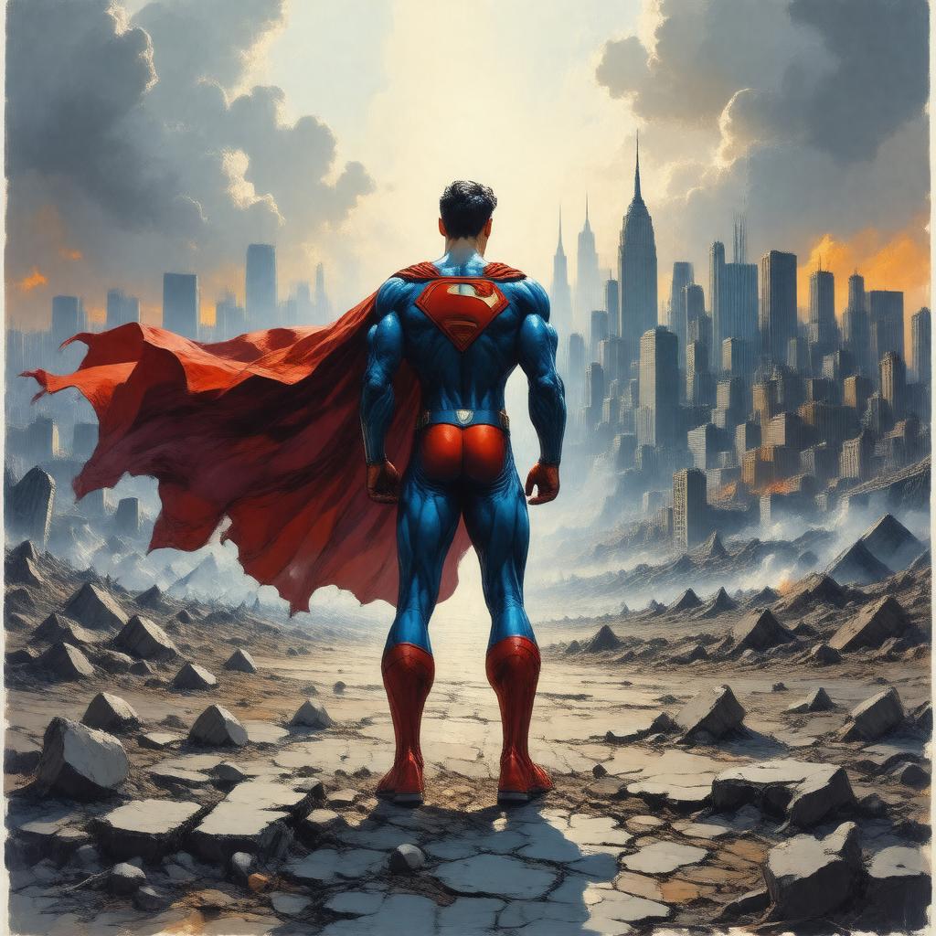 AI-created image of Last Son of Krypton