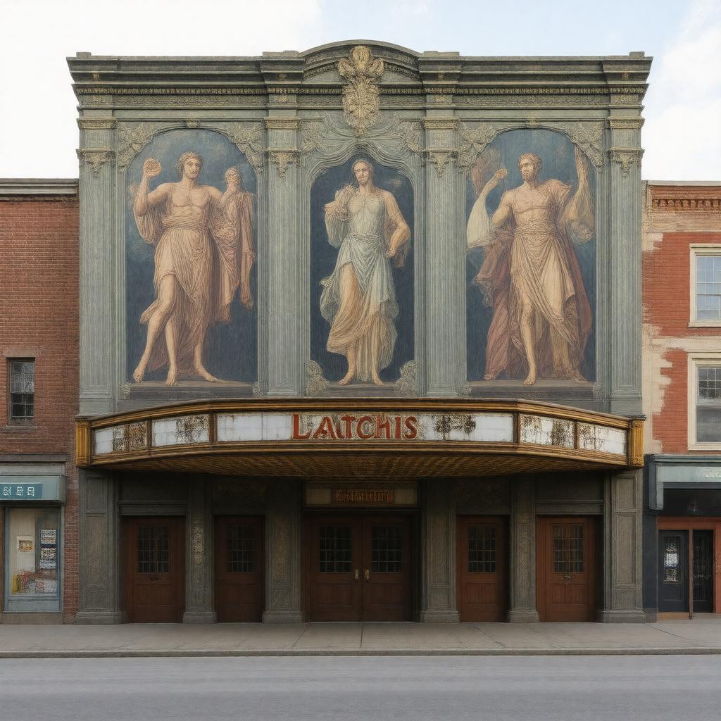 AI-created image of Latchis Theatre